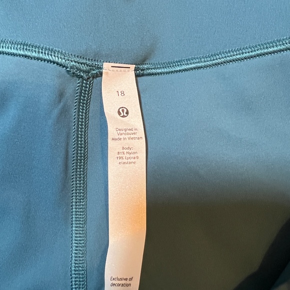 NWT  Lululemon Align High Rise Legging  28" length Capture Blue - Picture 7 of 9